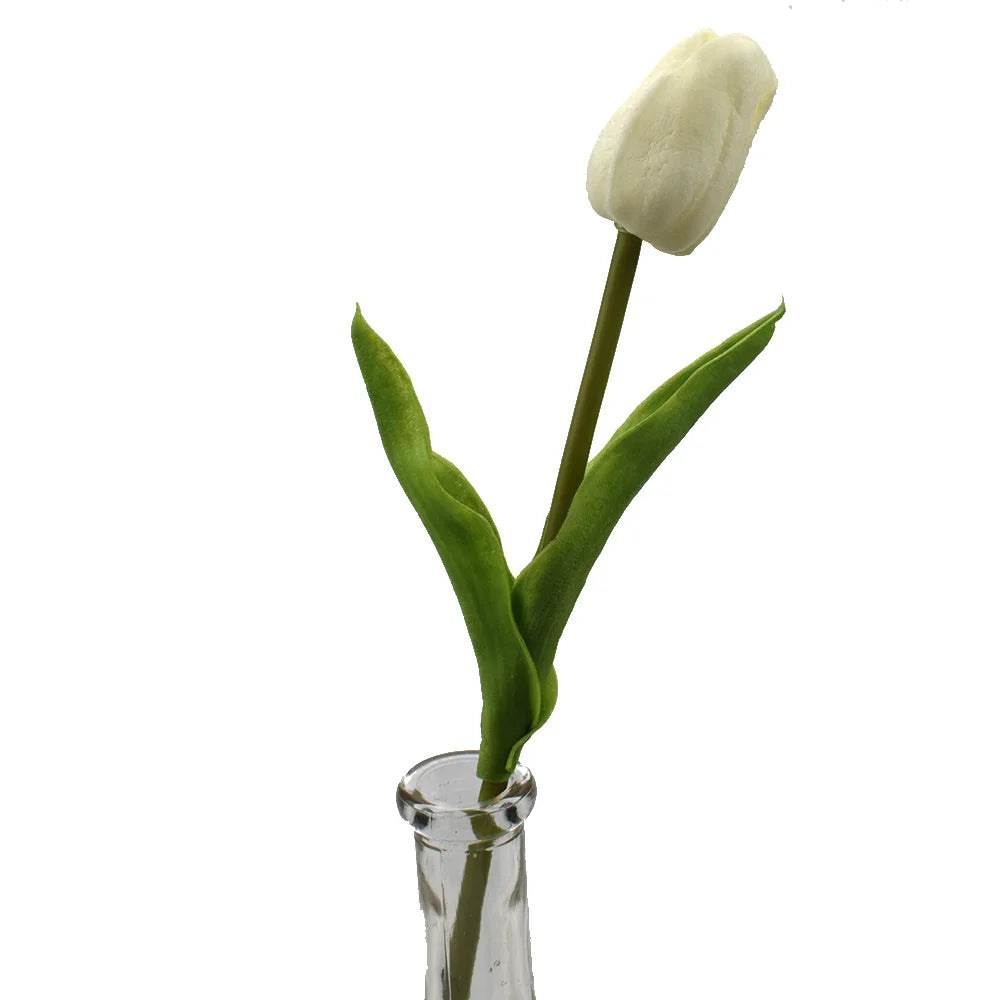 10PCS Real Touch Artificial Tulip Bouquet – Fake Flowers for Wedding & Home Décor
