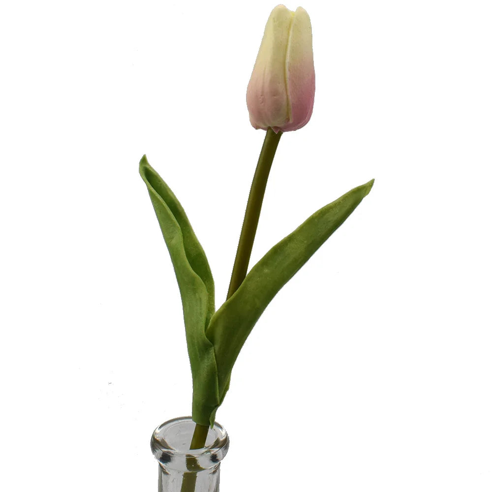 10PCS Real Touch Artificial Tulip Bouquet – Fake Flowers for Wedding & Home Décor