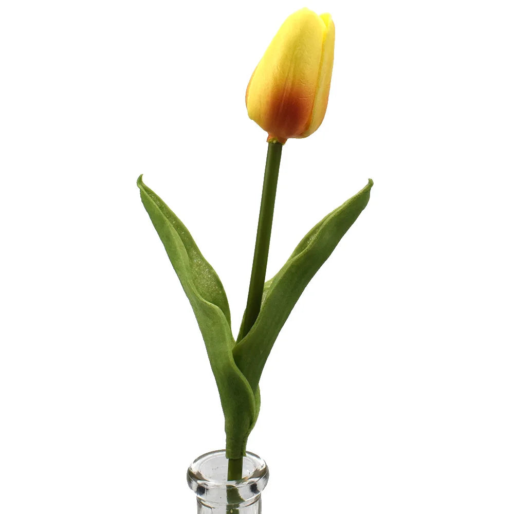 10PCS Real Touch Artificial Tulip Bouquet – Fake Flowers for Wedding & Home Décor