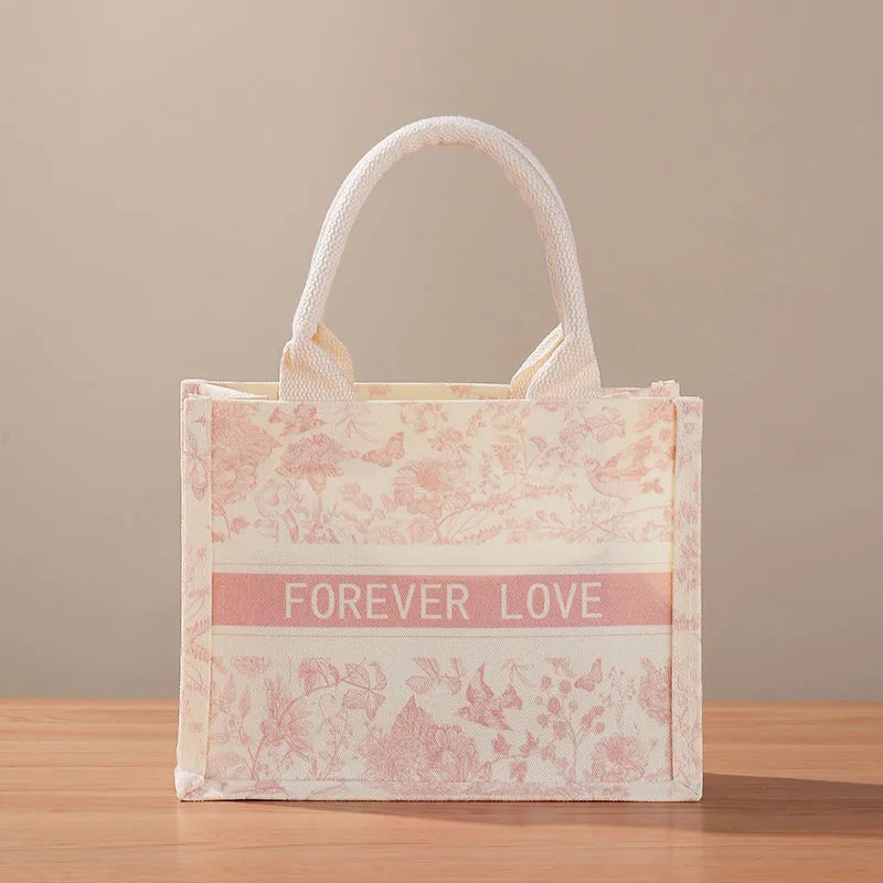 Wedding Holiday Party Wedding Party Gift Bag Canvas Tote Bag Festive Gift Wrapping Tote Bag