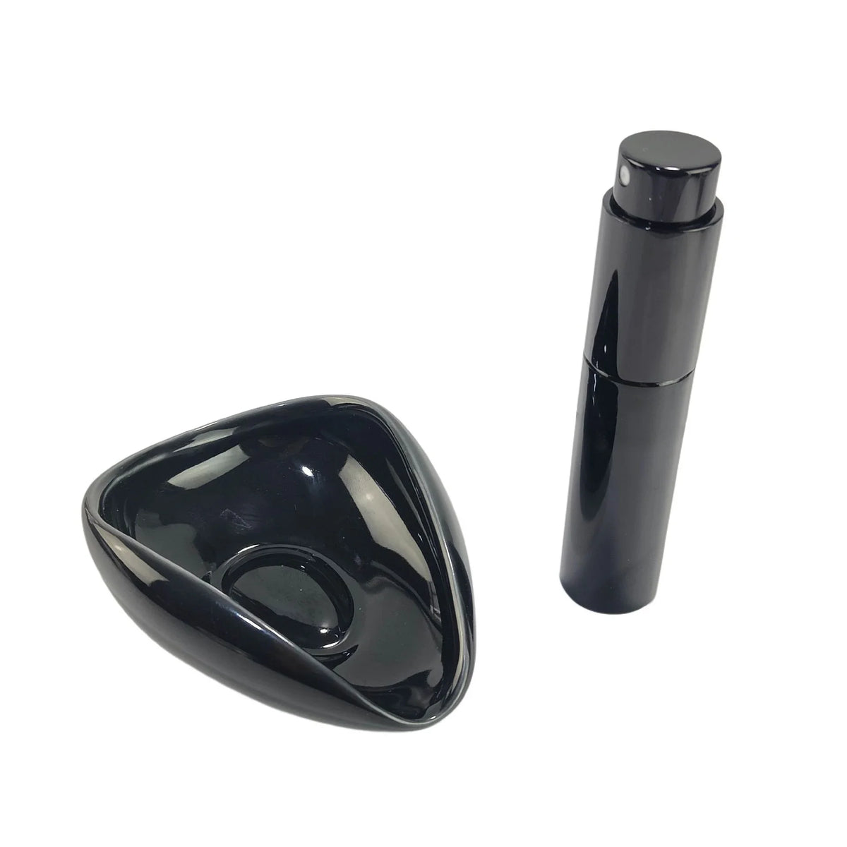 Coffee Bean Dosing Cup and Spoon Set, Ceramic Dosing Vessel Measuring Tray Kit for Coffee or Tea, Espresso Accessories