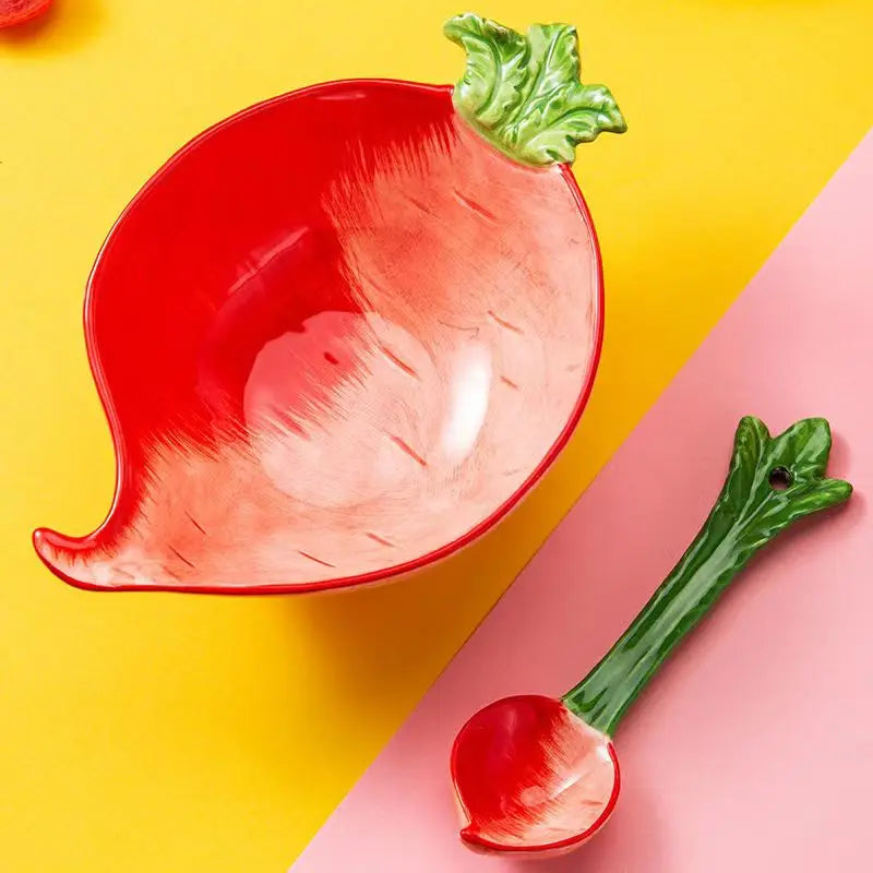 300ml Cute Strawberry Salad & Noodle Bowl