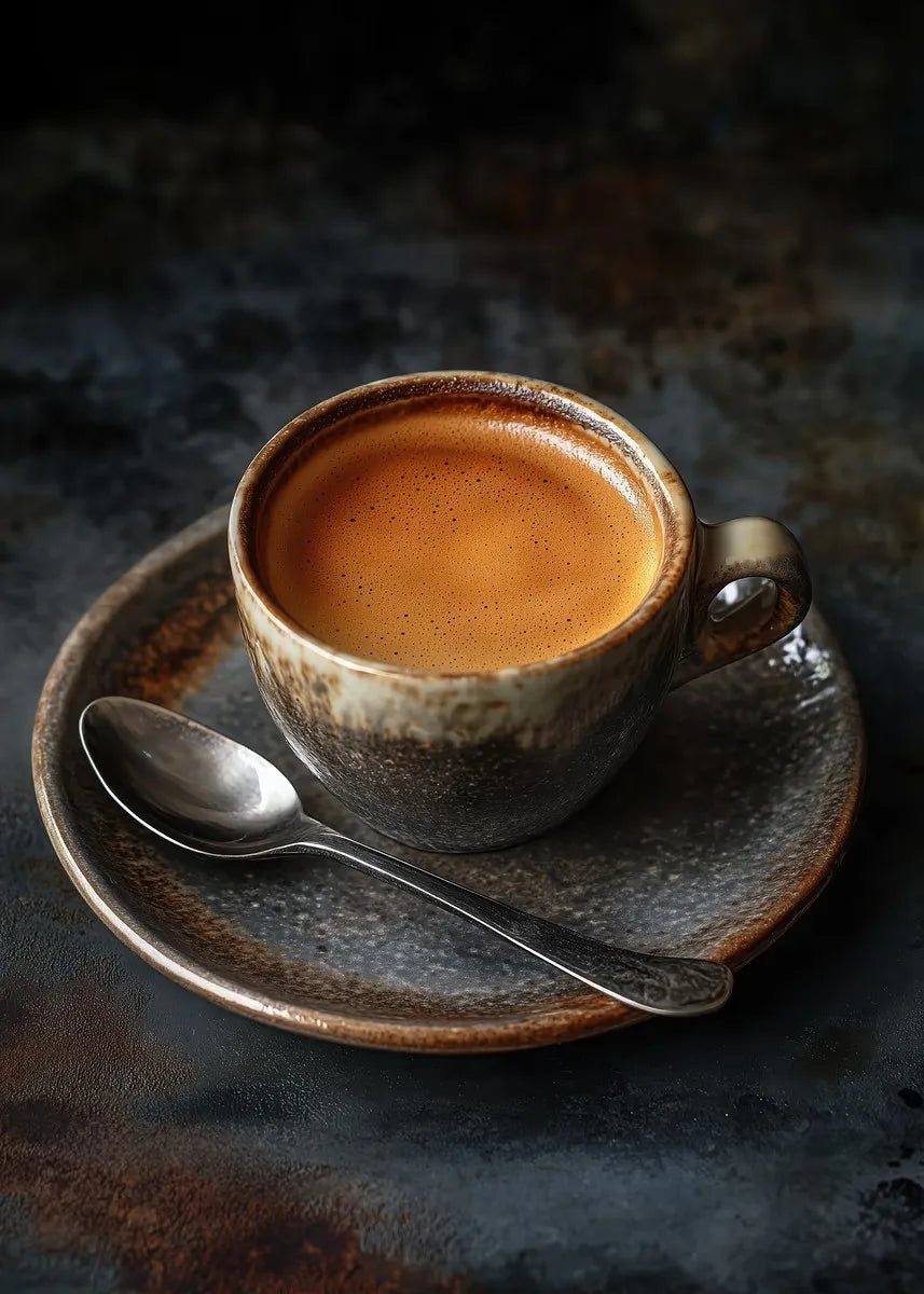 Coffee Cup And Beans Photograph Posters Delicious Coffee Latte Breakfast Prints Canvas Painting Wall Art Picture Home Room Decor