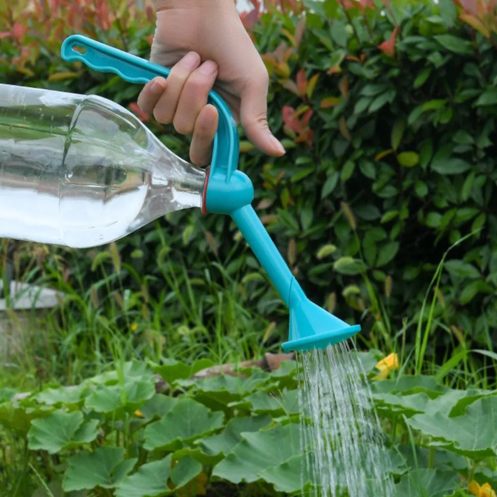 New Dual-purpose Long-spout Watering Can Handheld Flower Watering Device Garden Plant Horticultural Watering Beverage Bottles