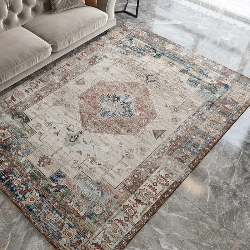 1pc Classic American Retro Style DoorMat, Non-slip Carpet, Suitable for Living Room, Bedroom, Bathroom, Holiday Home Decoration