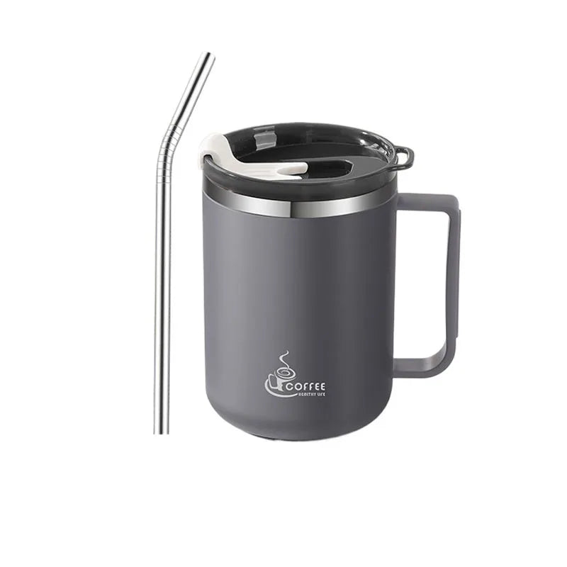 430ML Double-Layer Stainless Steel Coffee Mug