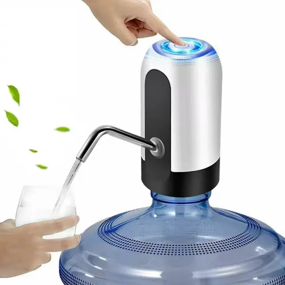Usb Charge Portable Water Dispenser Electric Pump For 5 Gallon Bottle With Extension Hose Barreled Tools