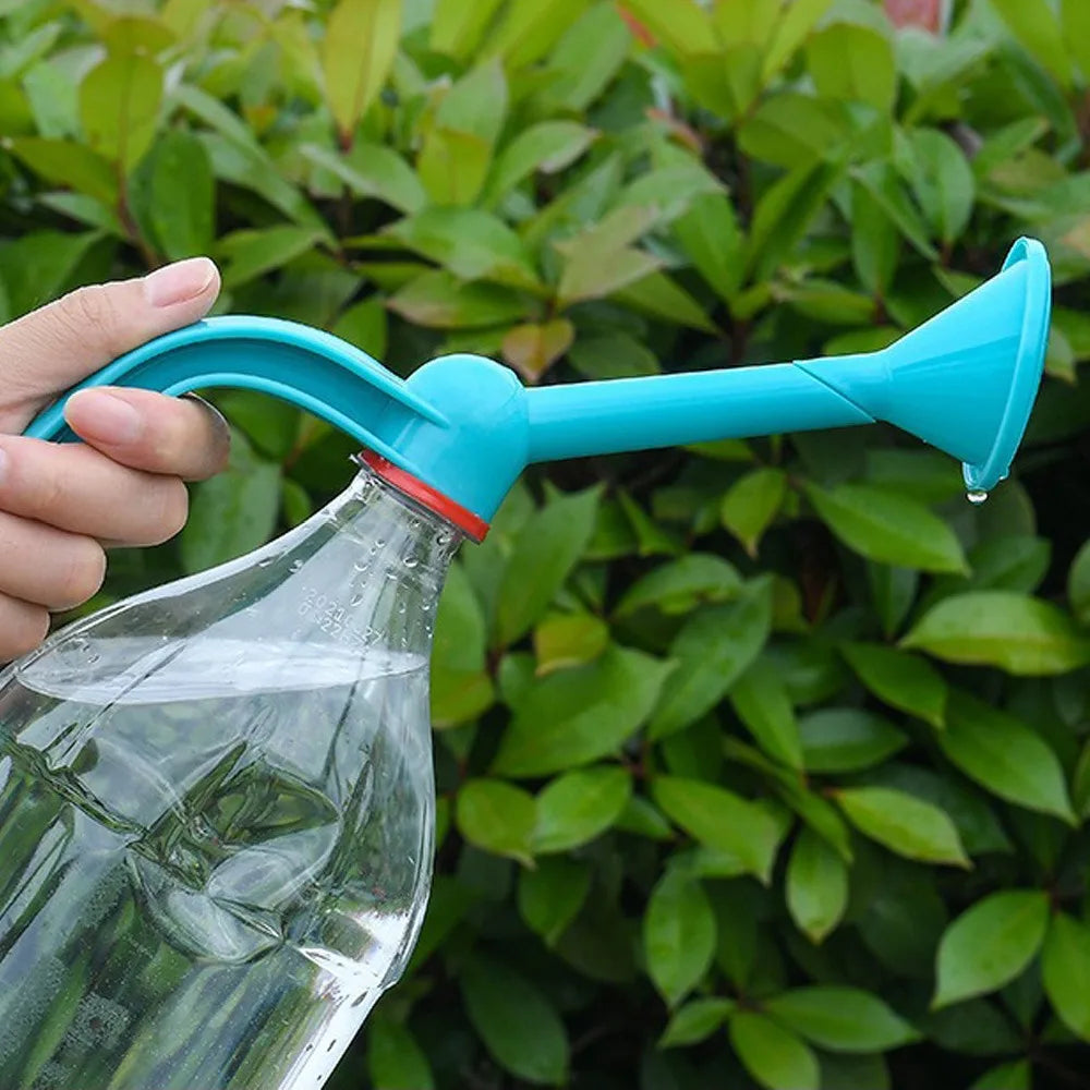 New Dual-purpose Long-spout Watering Can Handheld Flower Watering Device Garden Plant Horticultural Watering Beverage Bottles