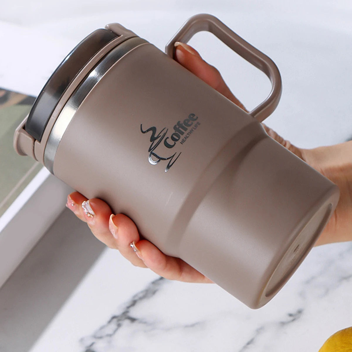 Double-Wall Insulated Travel Mug (450/500ml)