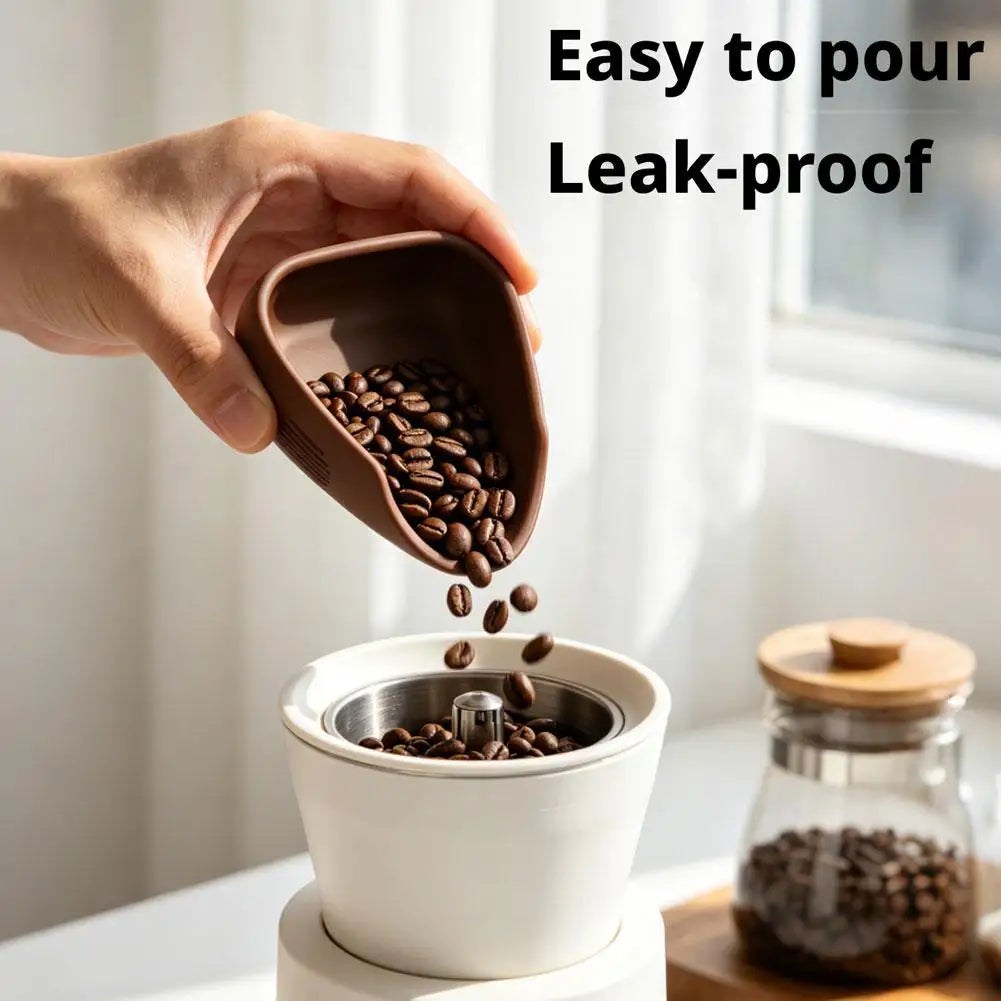Coffee Bean Dosing Tray Silicone Coffee Bean Weighing Dish For Espresso, Small Scoop Plate For Home Barista Coffee Accessory