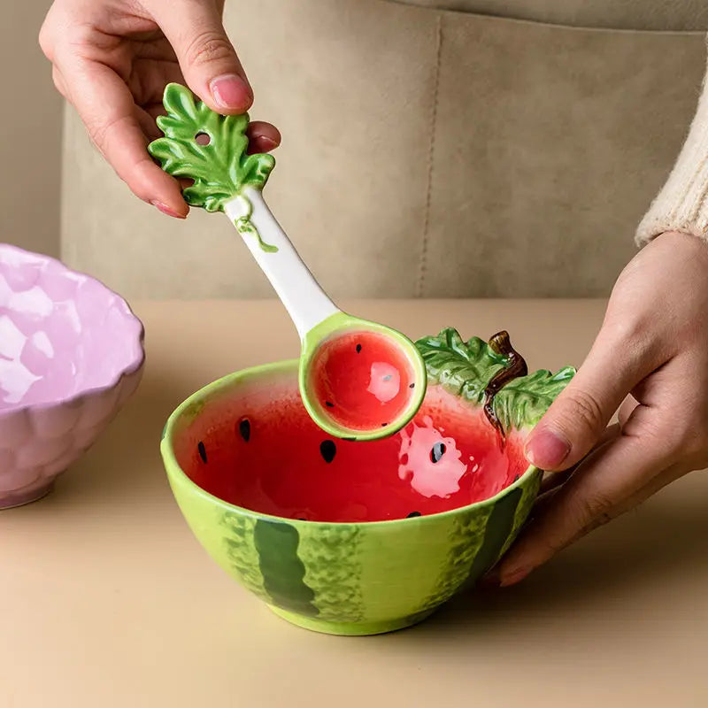 300ml Cute Strawberry Salad & Noodle Bowl