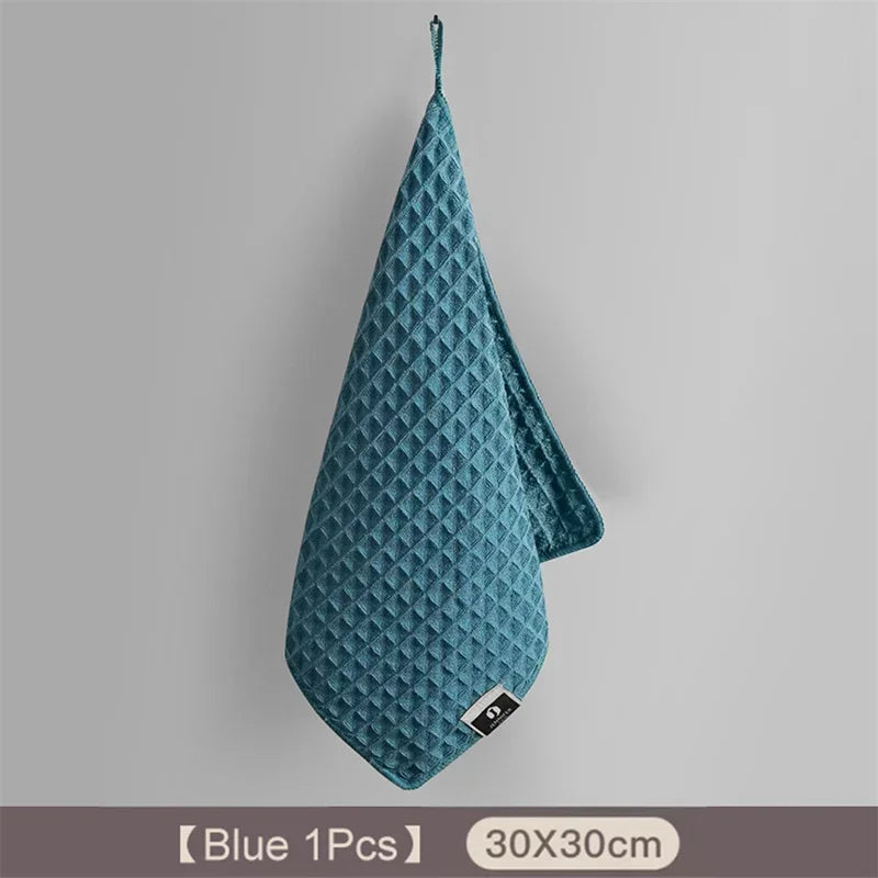 1/4Pcs Coffee Bar Cleaning Towels Super Absorbent Microfiber Cleaning Cloth Towel Home Barista Clean Tool Coffee Machine Cleaner