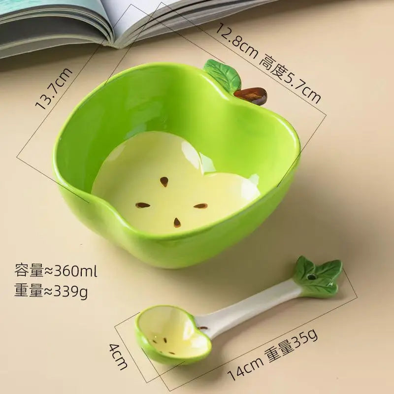 300ml Cute Strawberry Salad & Noodle Bowl