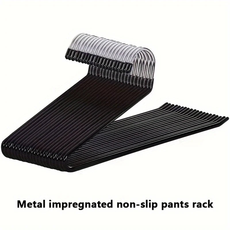 10pcs Space-saving Goose Z-shaped Pants Hanger Durable Metal Material Multi-functional Pant Storage Household Supplies