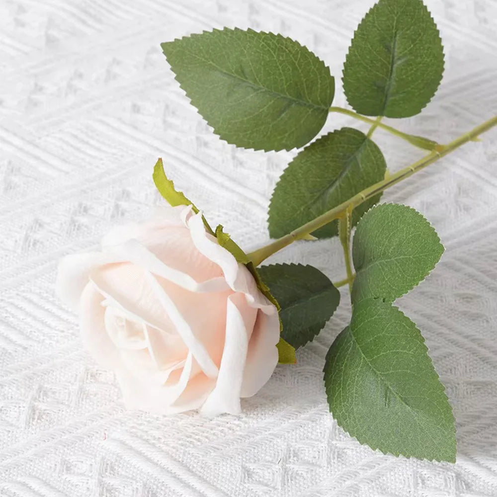 1/3/5/10/20pcs Roses Artificial Flowers Rose Flower Branch Artificial Red Roses Realistic Fake Rose for Wedding Home Decor