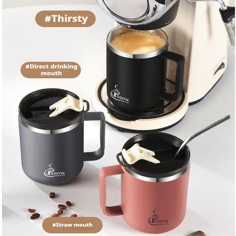 430ML Double-Layer Stainless Steel Coffee Mug