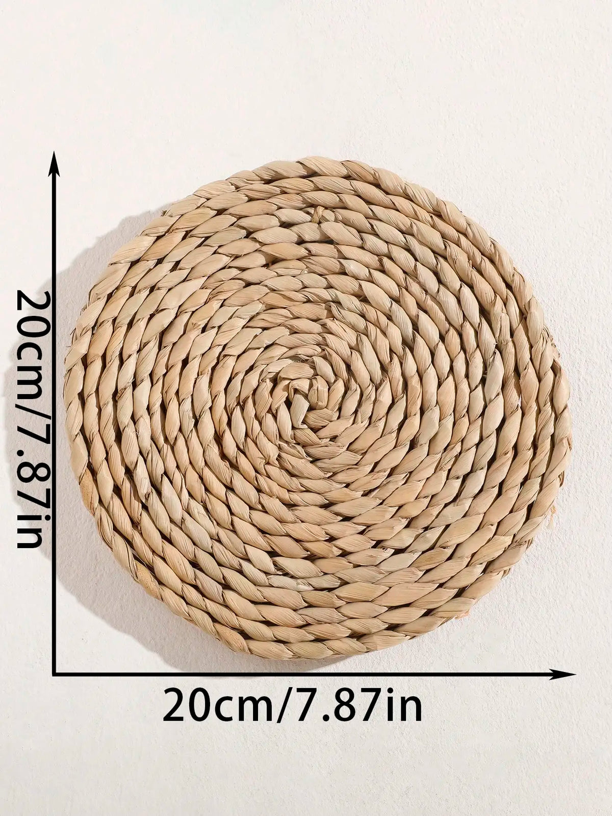 1/6 Pcs Boho Hand Woven Wall Basket Hanging Home Decorative Rustic Wall Basket Decor Art Gift for Kitchen Farmhouse Living Room