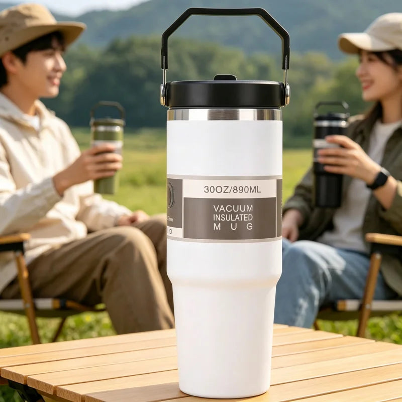 Large Capacity 304 Stainless Steel Water Mug