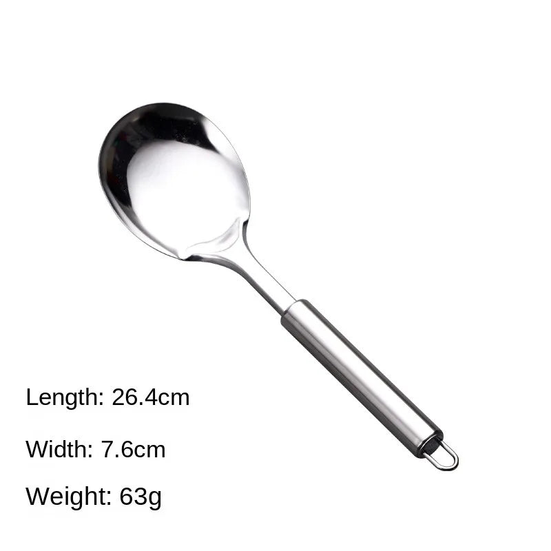 Stainless Steel Wok Spatula & Ladle Set