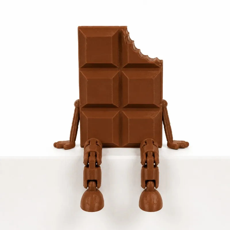 3D Printed Coffee Corner Decor, Articulated Moka Pot Coffee Bean Cup Mug Chocolate Figures, Coffee Station Shelf Decor, Gift