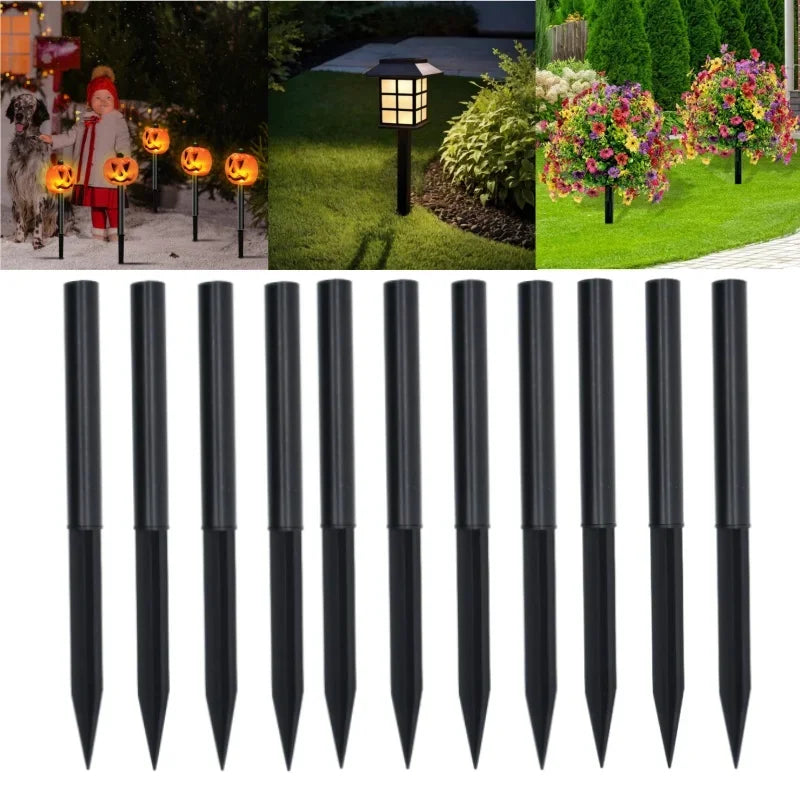Light Stakes Ground Rod Replacement Spike Yard Stakes Solar Lights Outdoor Spikes Landscape Stake Pathway Marker Tent