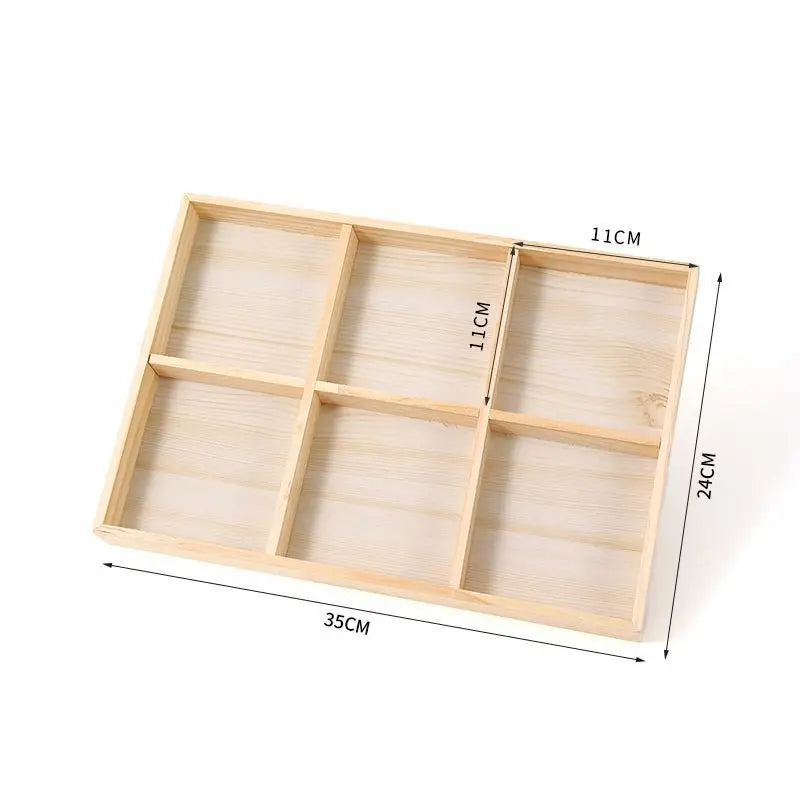 1Pcs Wooden Stackable Exquisite Jewelry Display Holder Portable Organizer Stand For Ring Earrings Necklace Trinkets Storage Case