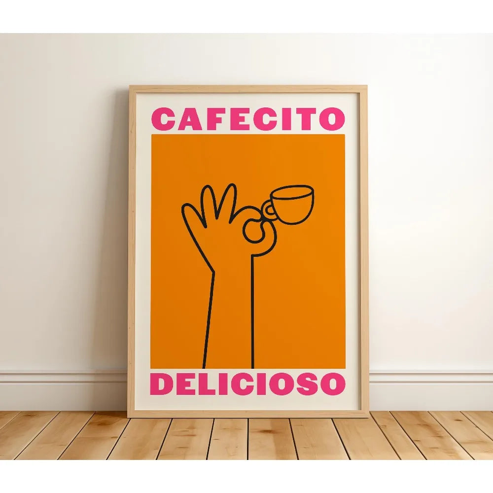 Frameless,Coffee Poster,Espresso Printing,Fashion Kitchen Decor,Coffee Bar Decor,Retro Coffee Wall Art,Kitchen Wall Printable
