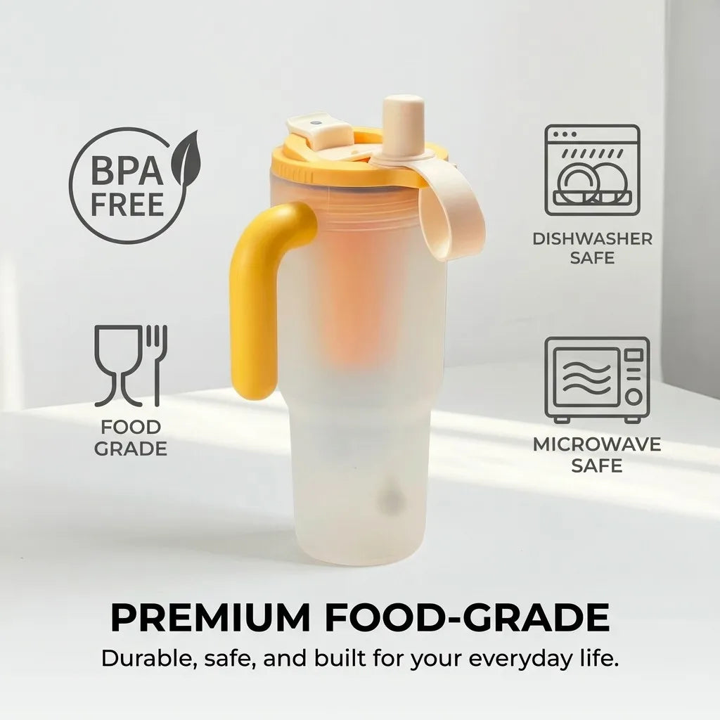850ML Large Capacity Tumbler with Handle