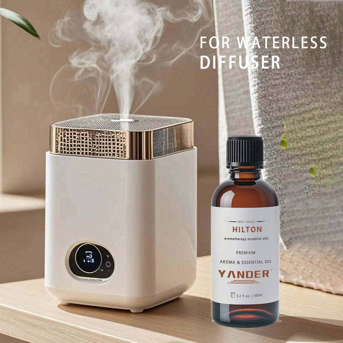 Yander Hilton Hotel Fragrance Collection Diffuser Oil 5 Star Hotel Scent Cold Air Diffuser Aromatherapy Essential Oil HVAC Aroma