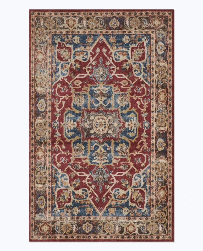 1pc Classic American Retro Style DoorMat, Non-slip Carpet, Suitable for Living Room, Bedroom, Bathroom, Holiday Home Decoration