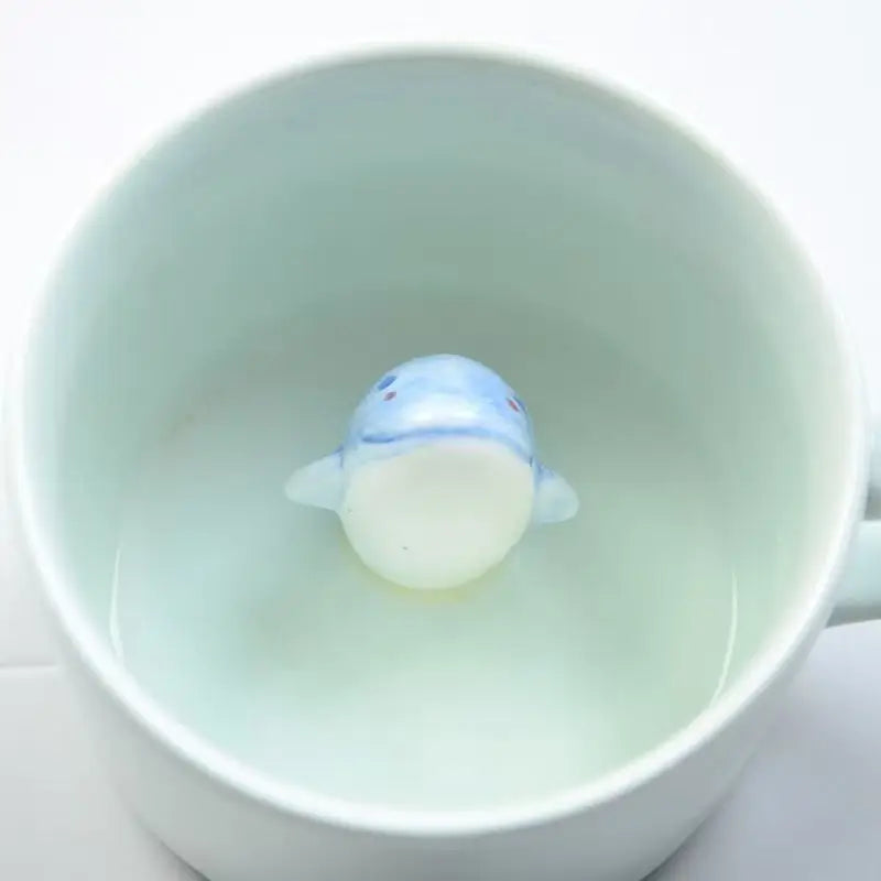 كوب قهوة سيراميك ثلاثي الأبعاد بتصميم قطة مع حيوان بالداخل، تمثال كلب، كوب قهوة، أكواب شاي وحليب، حيوان كرتوني مضحك، هدية عيد ميلاد فريدة من نوعها