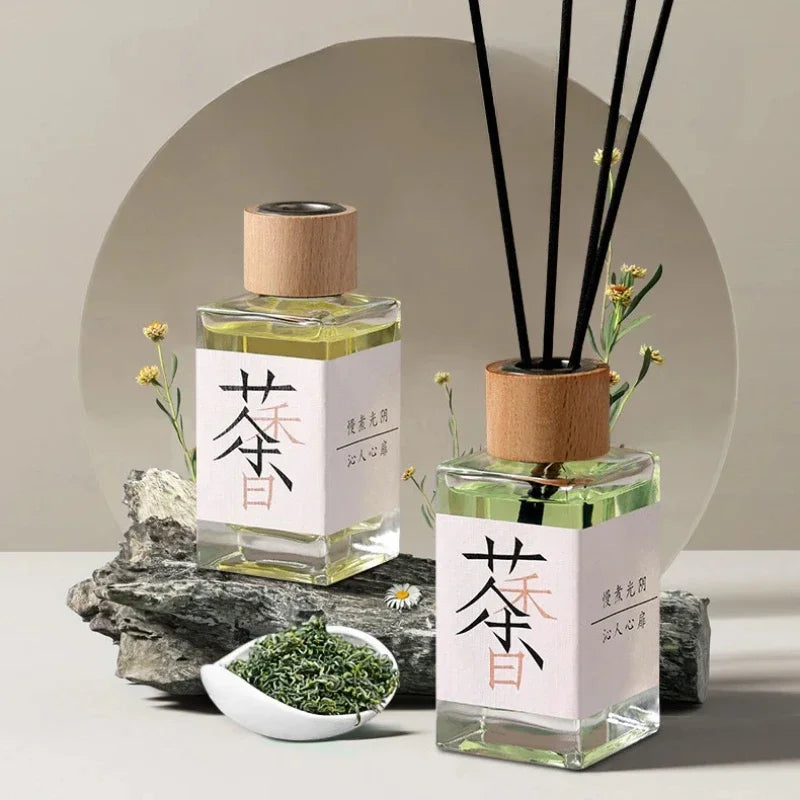 Tea Fragrance Fire-free Aromatherapy Indoor Long-lasting Wardrobe Fire-free Essential Oil Ornaments for Home