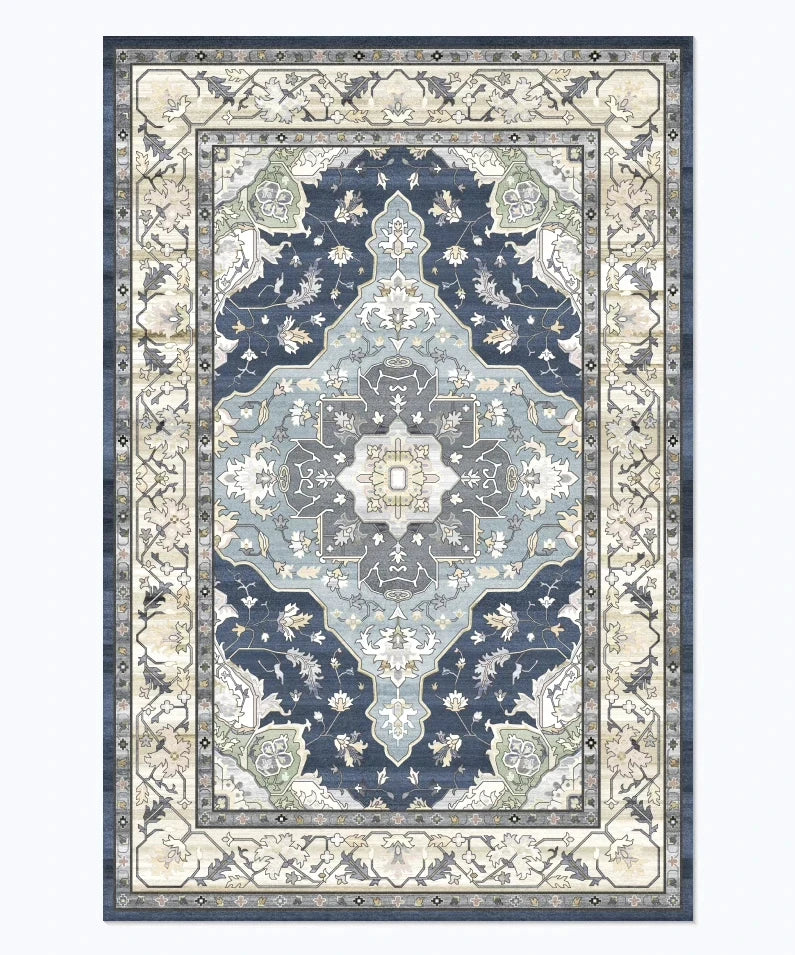 1pc Classic American Retro Style DoorMat, Non-slip Carpet, Suitable for Living Room, Bedroom, Bathroom, Holiday Home Decoration