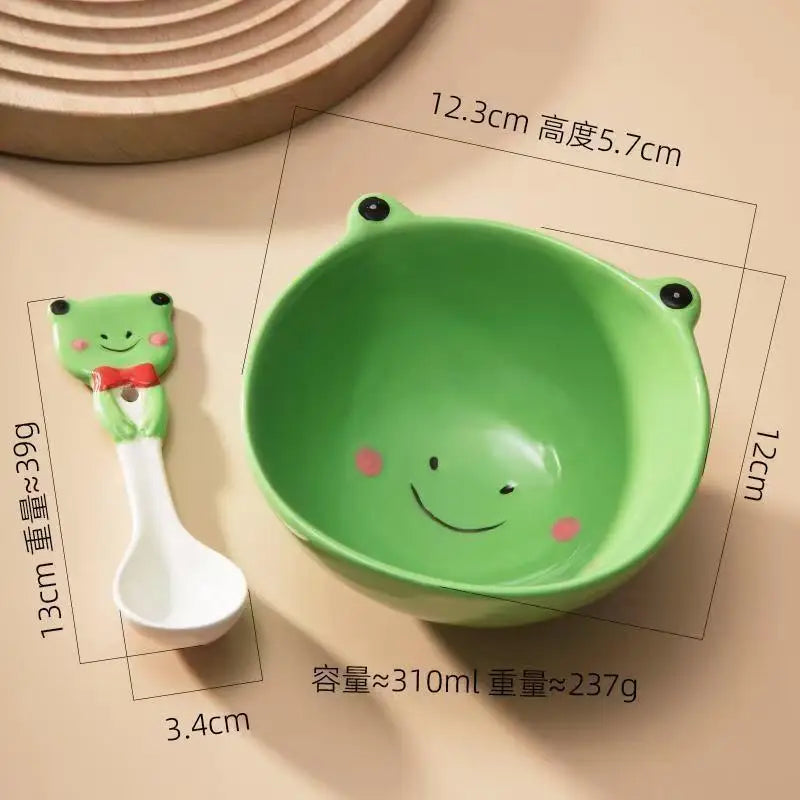 300ml Cute Strawberry Salad & Noodle Bowl