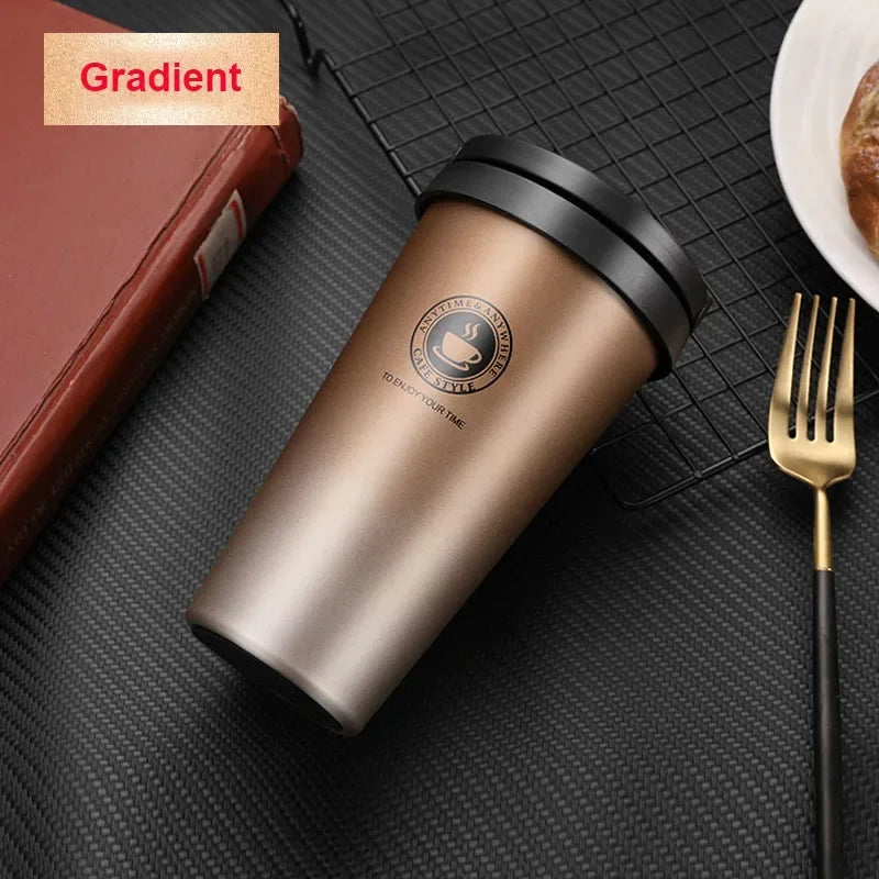 500ml Insulated Travel Coffee Cup with Handle
