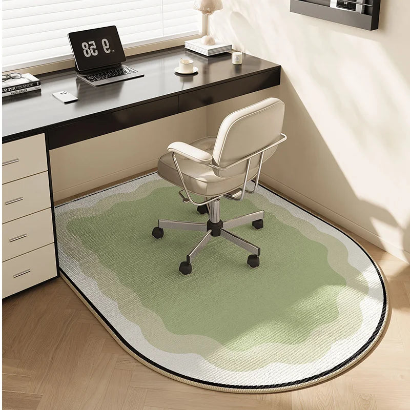 VIKAMA Computer Chair Floor Mat, Soft And Anti-Slip, Bedroom Dressing Table Carpet, Study Desk And Chair Mat, Home Decoration