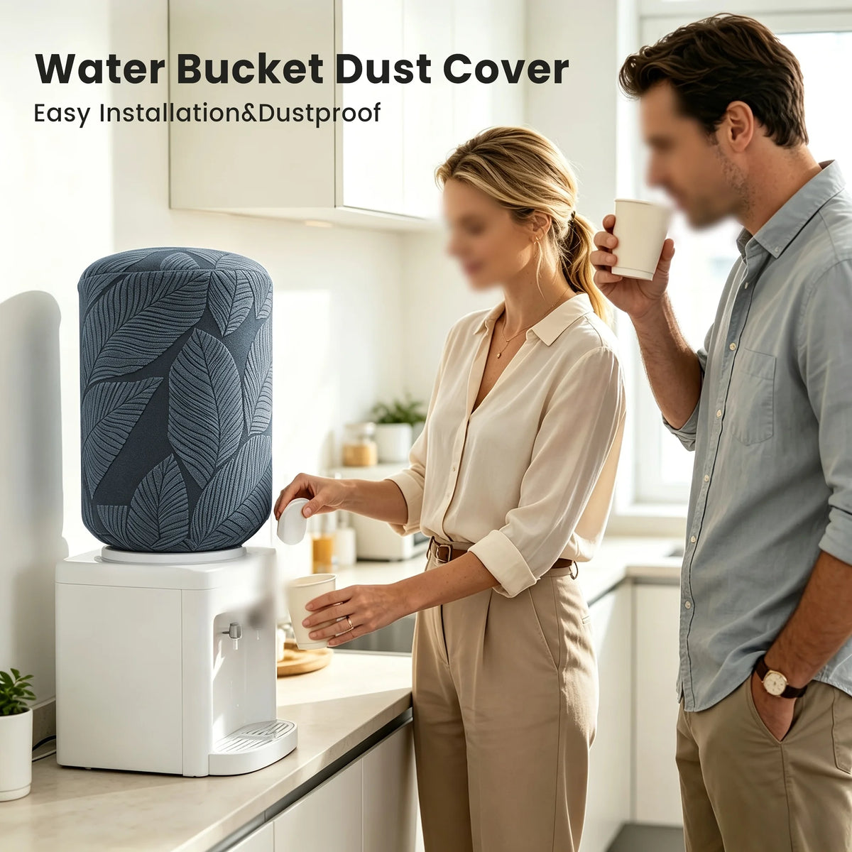 1PC High Stretchy Elastic Water Dispenser Cover Reusable Upper Opening Bucket Sleeve Universal Dustproof Barrel Dust Cover