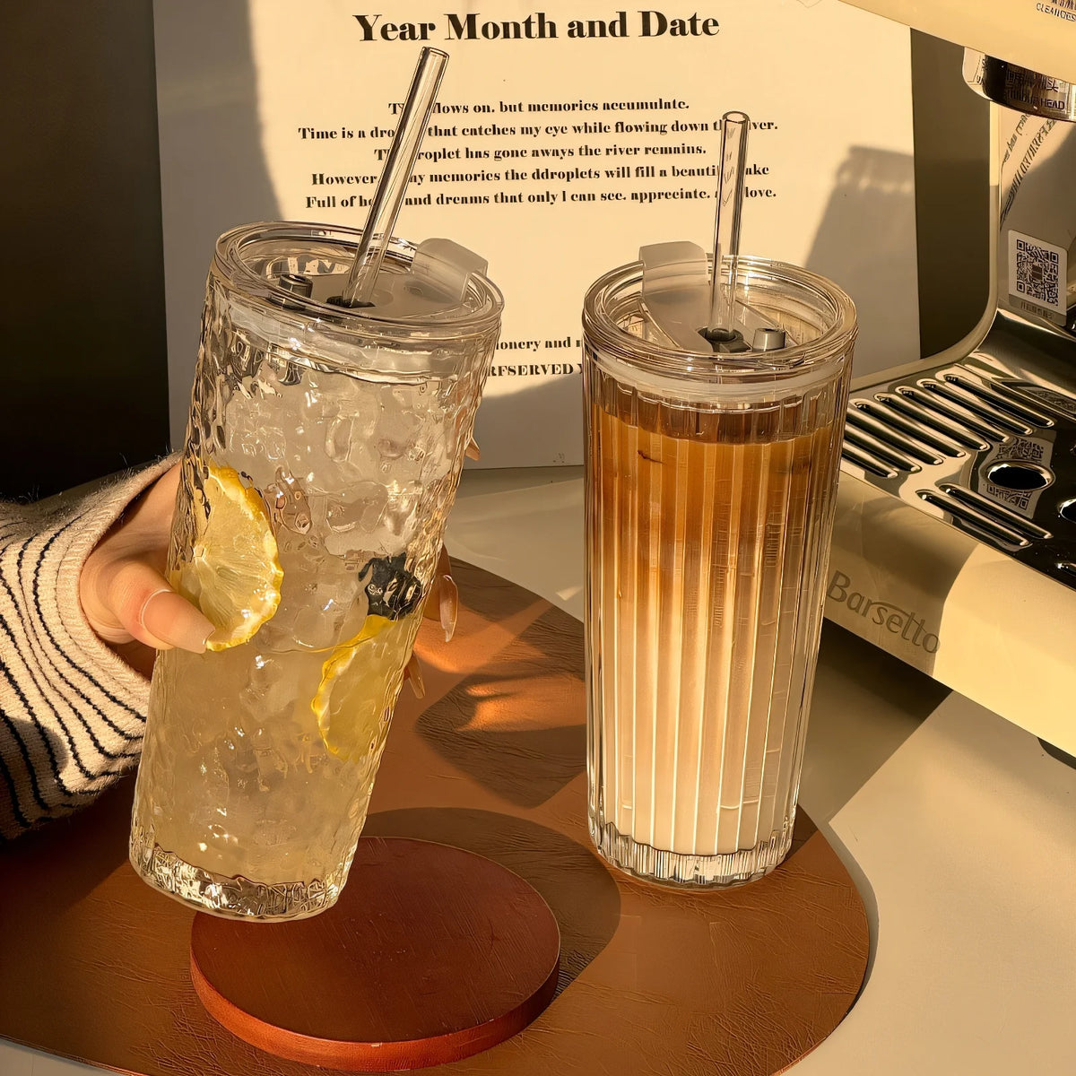 Large capacity straw cup summer high-value women&