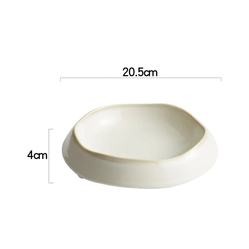 Versatile Ceramic Dinner & Steak Plate