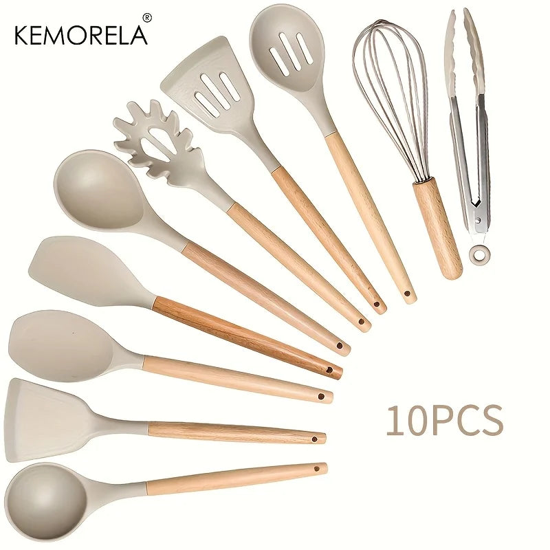10-Piece Heat-Resistant Cookware Set