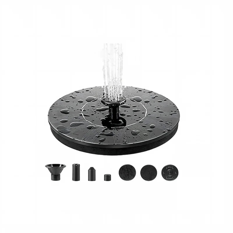 Mini Solar Water Fountain - Solar-Powered Pool/Pond Waterfall, Outdoor Garden Decoration & Bird Bath Supplies
