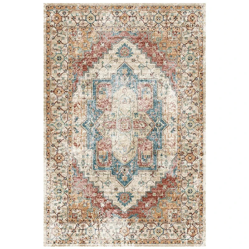 1pc Classic American Retro Style DoorMat, Non-slip Carpet, Suitable for Living Room, Bedroom, Bathroom, Holiday Home Decoration