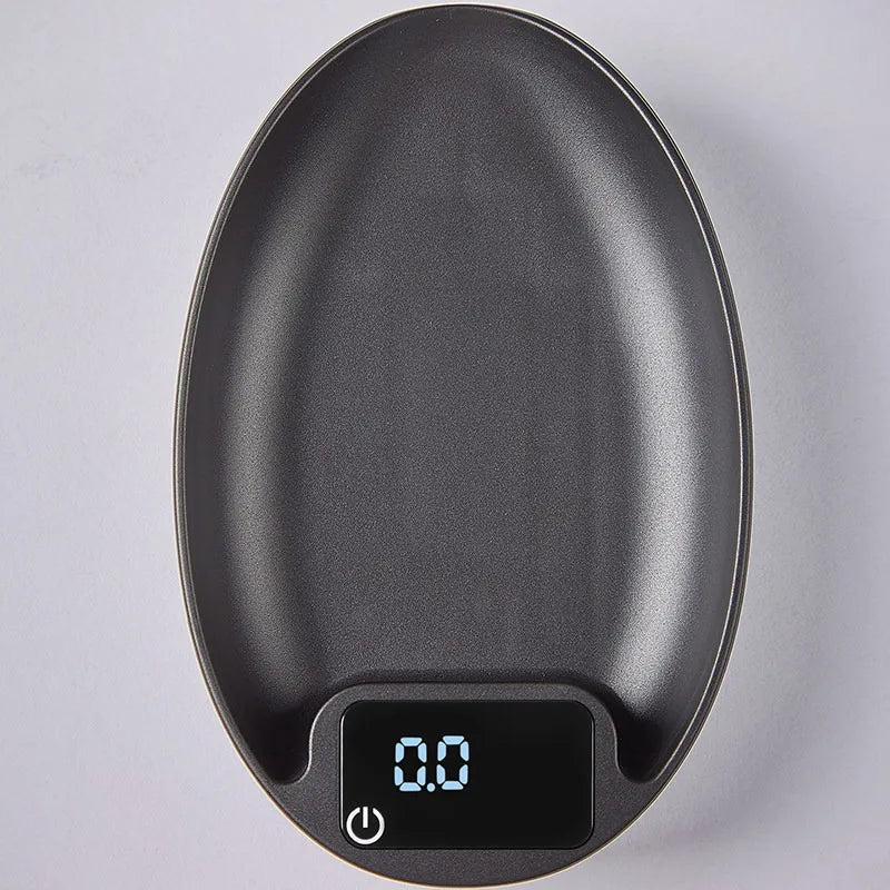 JUSTINLAU Digital Coffee Scale 0.1g Precision Espresso Brewing Weighing Scale with Bean Plate Portable for Kitchen Cafe Outdoor
