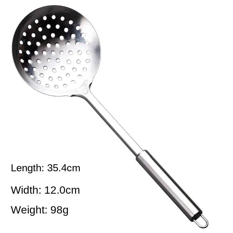 Stainless Steel Wok Spatula & Ladle Set