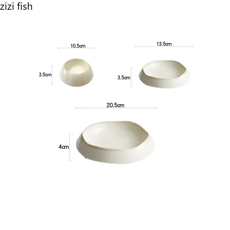 Versatile Ceramic Dinner & Steak Plate