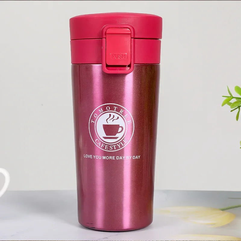 380ML/510ML Thermal Mug Double-layer Stainless Steel Coffee Cup Tea Vacuum Flask Thermos Water Bottle Leak-proof Thermos Mug
