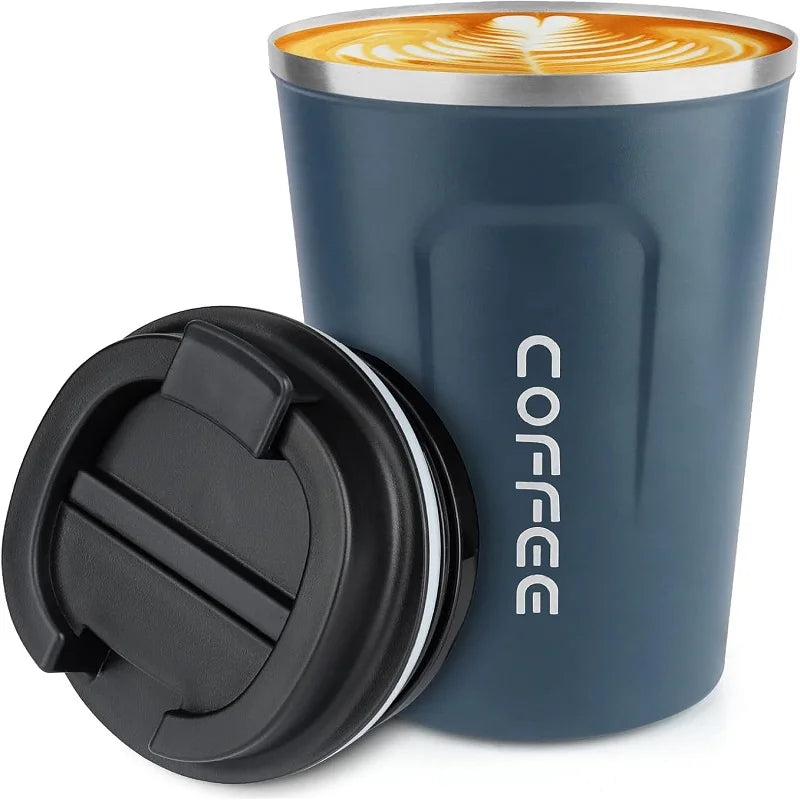 Double-Wall Insulated Coffee Mug for Travel
