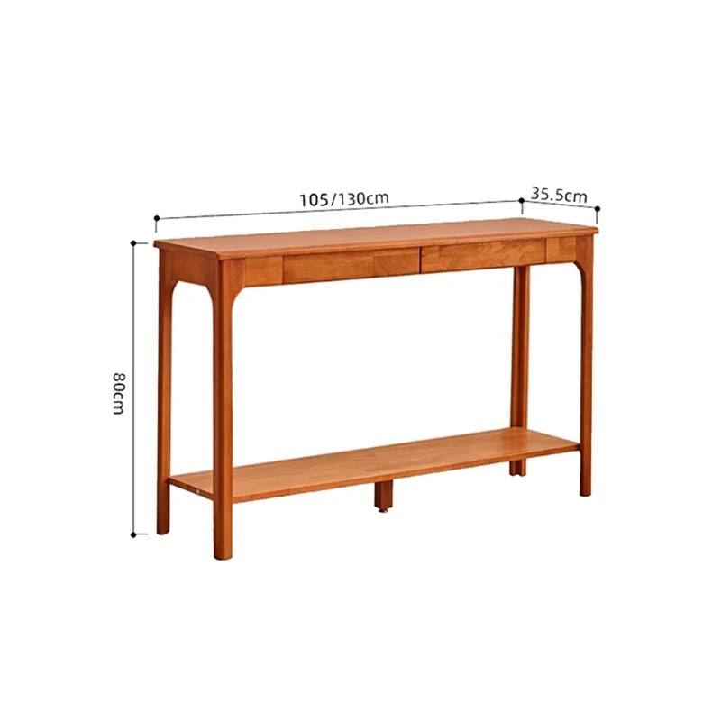 French Minimalist Console Tables With Drawers Storage Slim Rustic Console Tables Aesthetic Trendy Consola Mueble Furniture