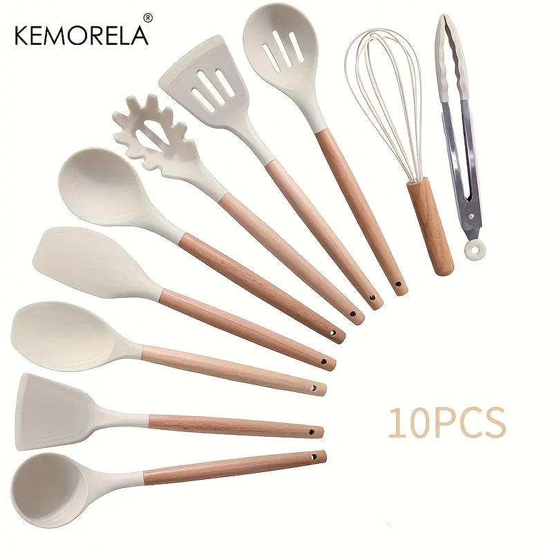 10-Piece Heat-Resistant Cookware Set
