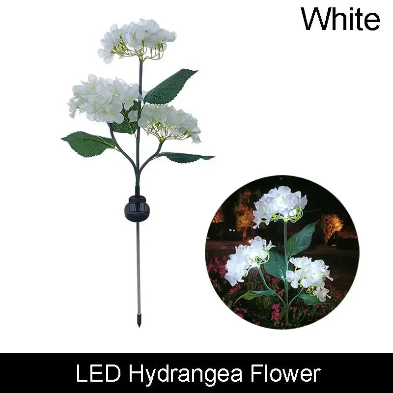 1pc 7-head Solar Artificial Orchid Flower Lawn Lights for Patio Yard Garden Wedding Christmas Decoration LED Solar Ground Lights